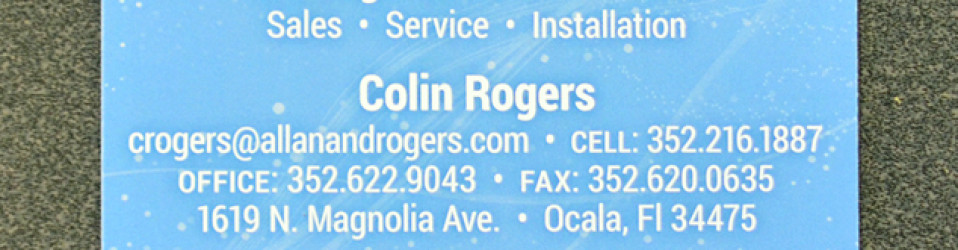 Allan & Rogers Business Cards