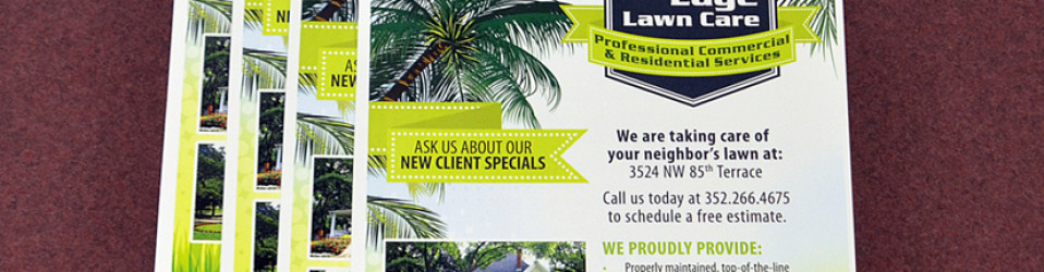 Cutting Edge Lawn Care Flyers