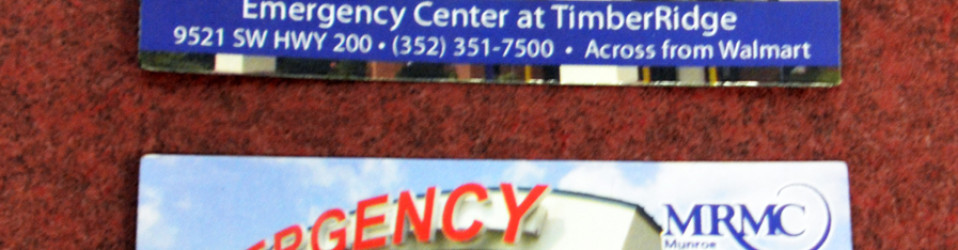 Timber Ridge Emergency Department Magnets