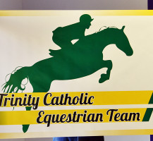 Trinity Catholic High School Equine Banner