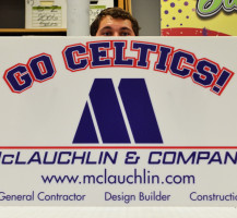 Trinity Catholic High School McLauchin & Company Sponsor Sign