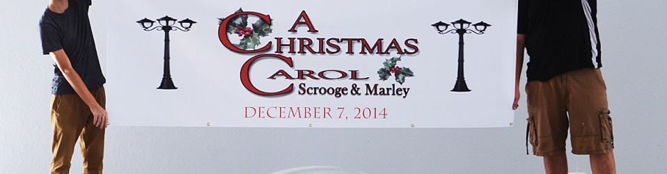 Trinity Catholic High School Christmas Carol Banner