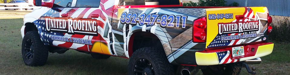 United Roofing Truck