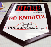 Vanguard High School Sponsor Banner