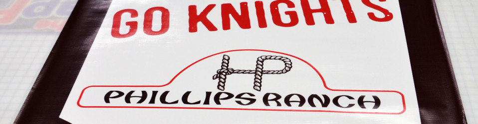 Vanguard High School Sponsor Banner