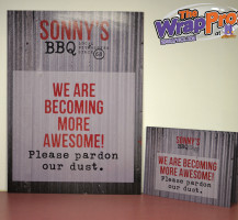 Sonny’s BBQ Construction Posters