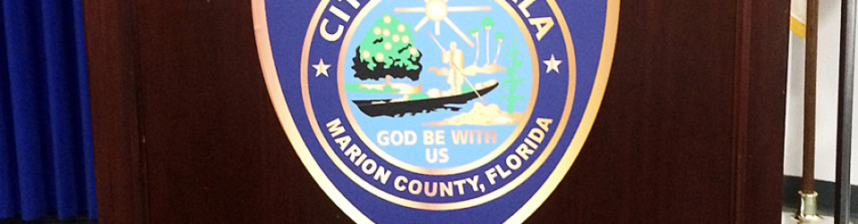 Ocala Police Dept. Podium Graphic