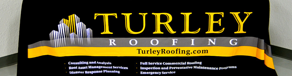 Turley Roofing 3-sided table throw