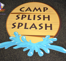 MBC Camp Splish Splash PVC Cutout sign
