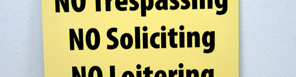 Regency Estates Parking Sign