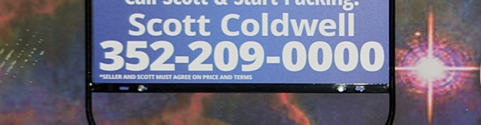 Scott Coldwell 2 Piece Printed Metal Sign