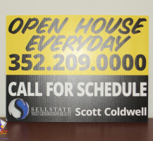 Scott Coldwell Printed Coro Yard Signs