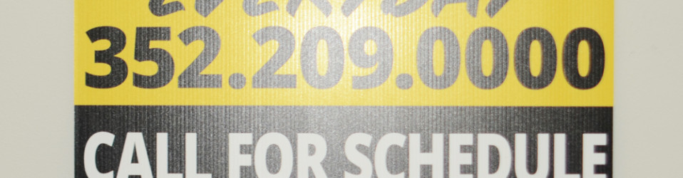 Scott Coldwell Printed Coro Yard Signs
