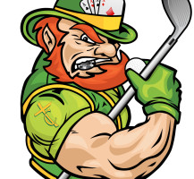 TCHS Leprechaun Golf and Poker Logo