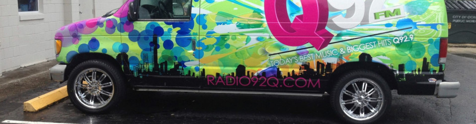 Q-92 Station Van Wrap