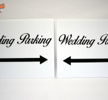 Party Time Rentals Wedding Signs